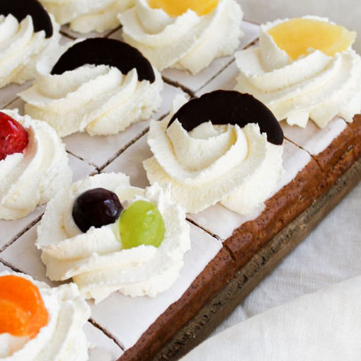 Afbeelding van Oranjekoek slagroom - 12 stuks