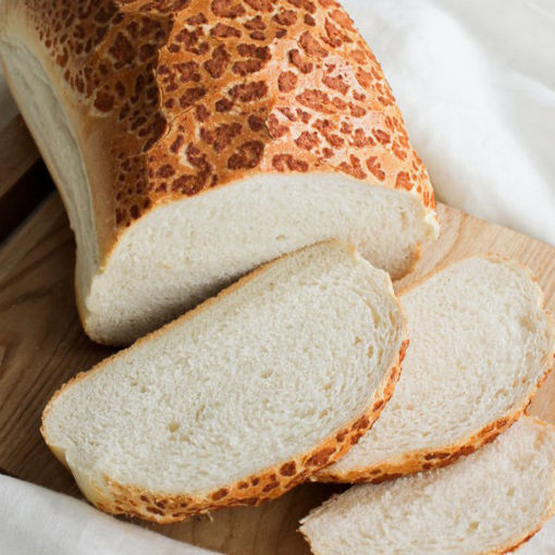 Afbeelding van Vloerbrood wit tijger half