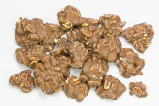 Afbeelding van Chocolade pindarotsjes melk - 200gr