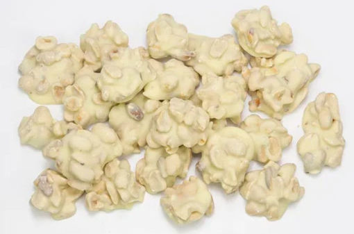 Afbeelding van Chocolade pindarotsjes wit - 200gr