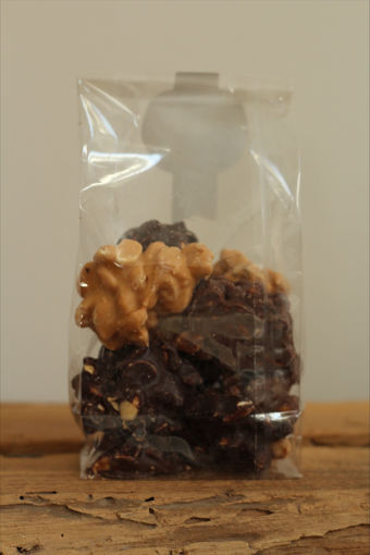 Afbeelding van Pindarotsmix melk/puur/caramel - 200 gr.