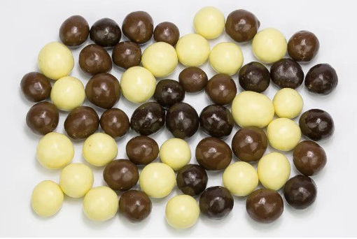 Afbeelding van Chocolade hazelnootballen - 200gr