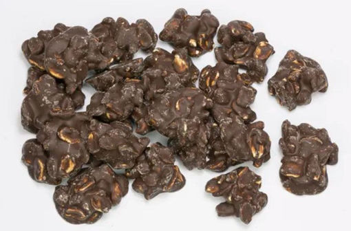 Afbeelding van Chocolade pindarotsjes puur - 200gr
